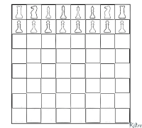 Schach-Spiel Ausmalbilder Zum Ausdrucken